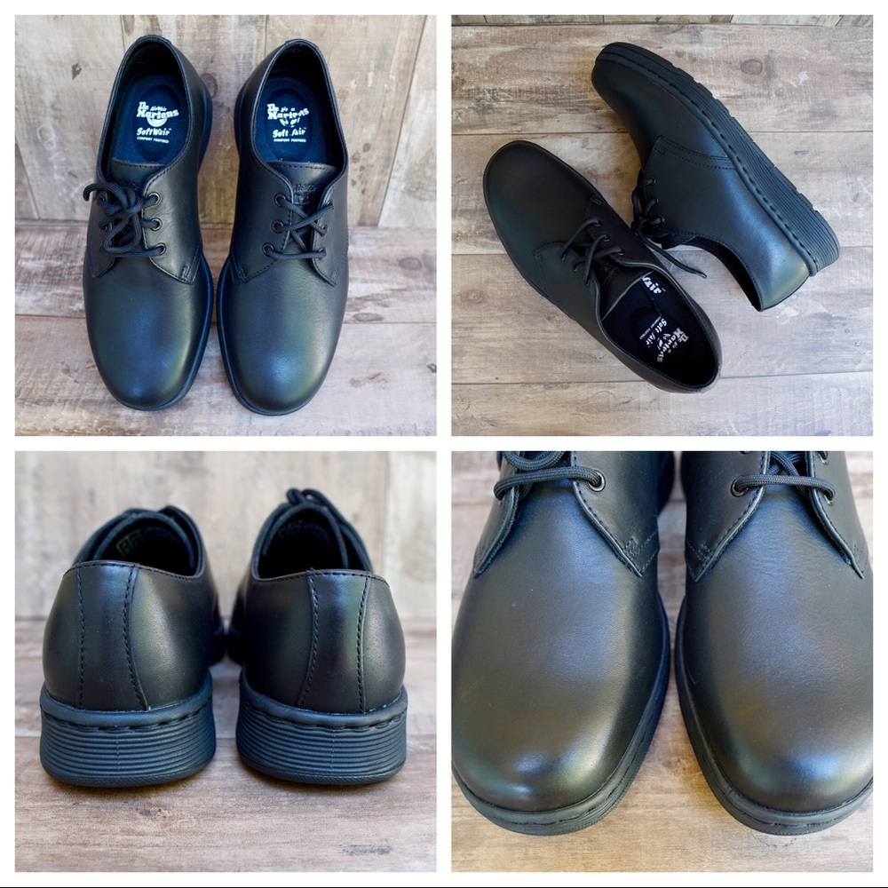 Dr Martens Cavendish Black Air Waire Shoes - Picture 15 of 16